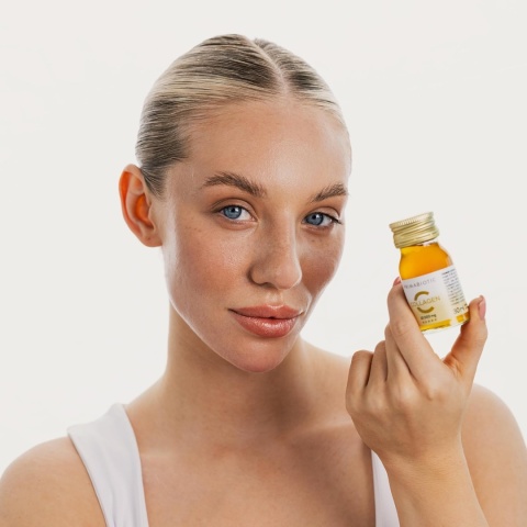 Collagen Liquid - Primabiotic Collagen 10000 mg | 30 Shots of 30 ml (900 ml) | Premium Drink Supplement for Beauty | 95% Absorpt