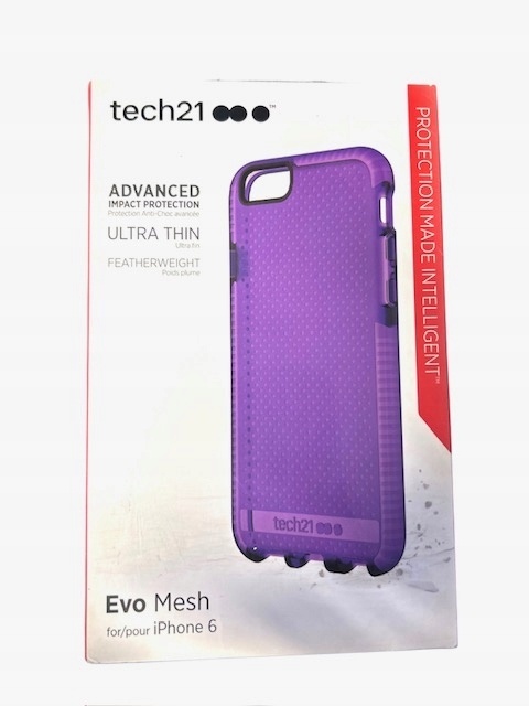 Etui tech21 Evo Mesh iPhone 6/6s Fioletowe