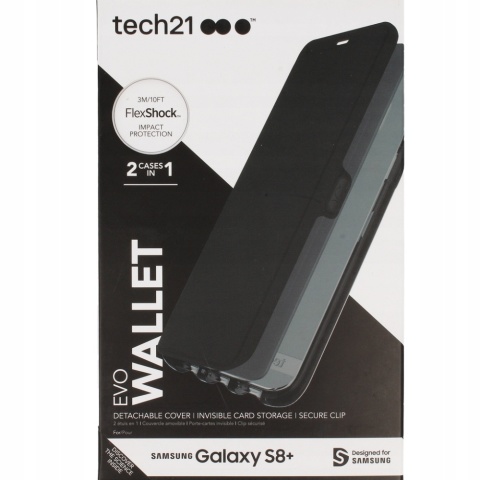 Etui tech21 EvoWallet FlexShock Samsung Galaxy S8+