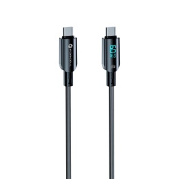 Kabel USB C do USB C Forcell F-Energy QC4.0 PD 3A 60W Digital 1,2 m C274 czarny
