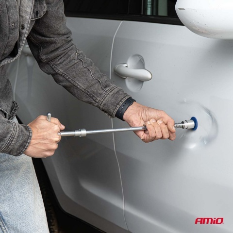 Młotek bezwładnościowy do wgnieceń karoserii z 18 grzybkami PDR AMIO-04597