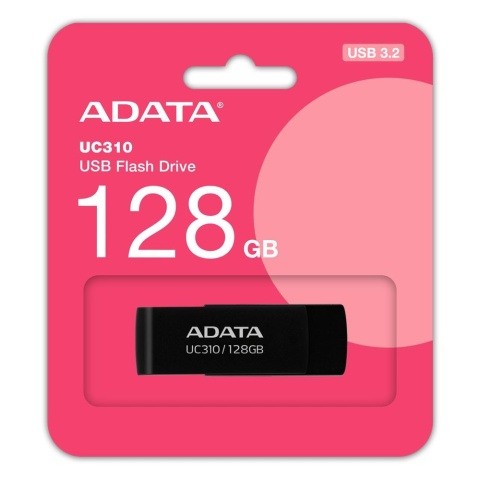 PAMIĘĆ FLASH USB3.2 128G/CZARNY UC310-128G-RBK ADATA
