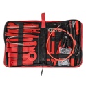 Ściągacze do radia, tapicerki i klipsów zestaw duży z torbą 40szt. AMIO-04747
