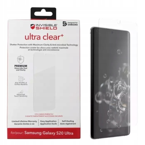 Szklo Invisible Shield dla Samsung S20 Ultra