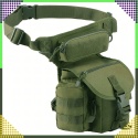 Torba Saszetka Biodrowa na Nogę Wojskowa Taktyczna Pojemna Militarna zielona