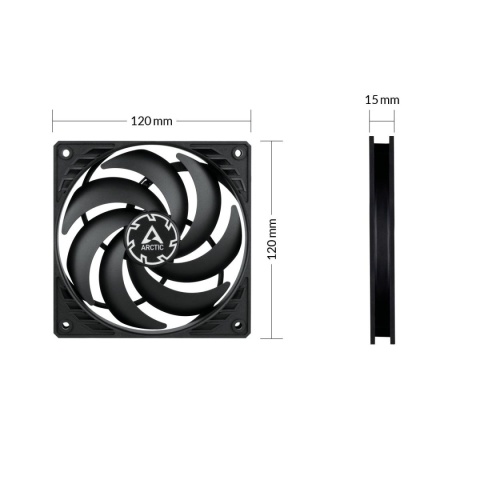 WENTYLATOR OBUDOWY 120MM/ACFAN00187A ARCTIC